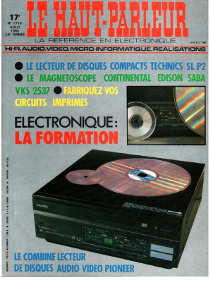 Le Haut-Parleur n°1719 août 1985