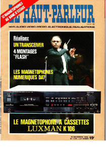 Le Haut-Parleur n°1735 décembre 1986
