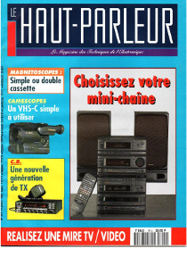Le Haut-Parleur n°1814 juillet 1993