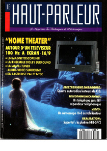 Le Haut-Parleur n°1818 novembre 1993
