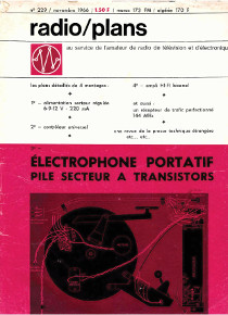 Radio Plans n°229 novembre 1966