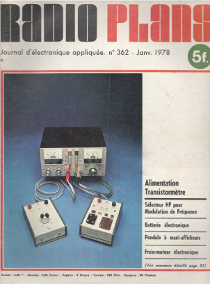 Radio Plans n°362 janvier 1978